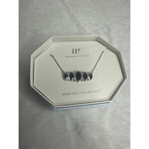 RBP8224 Wowed by you black onyx cz BP necklace